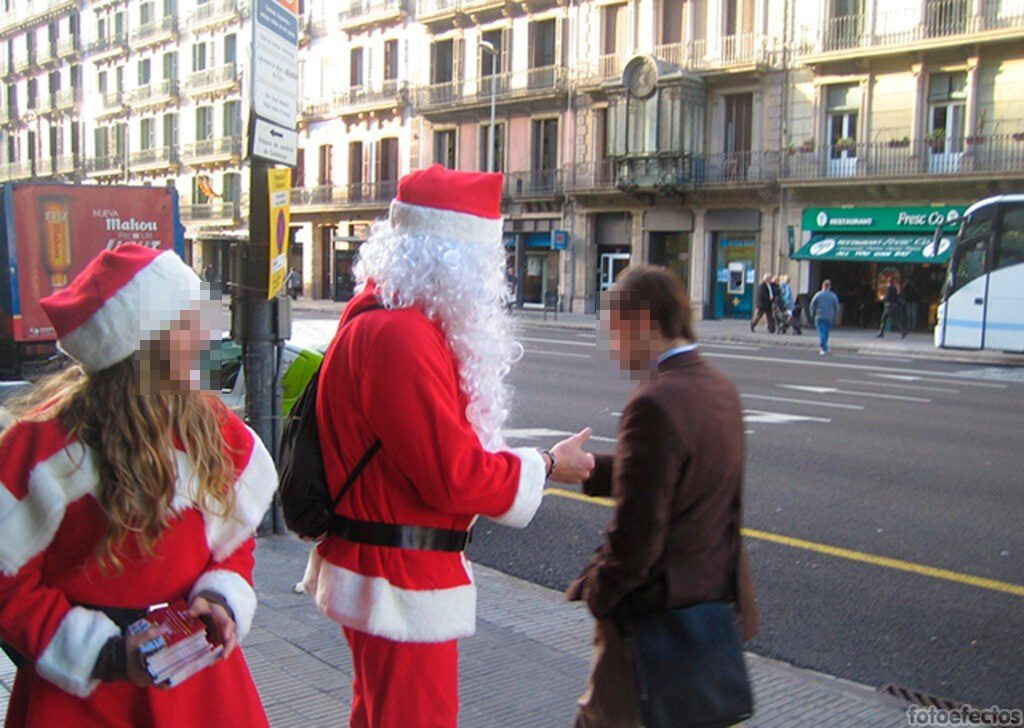 Papa Noeles en Madrid